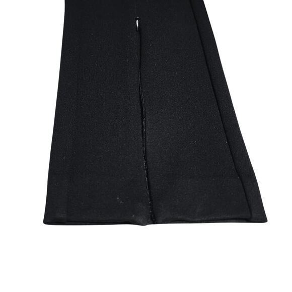 MAEVE Black Flare Leg Ankle Zip Pants Womens 8 Legging Dressy Business Sleek NWT - Picture 6 of 14